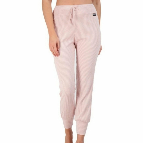 Kendall & Kylie Rib Jogger Pink Sand - Picture 2 of 5